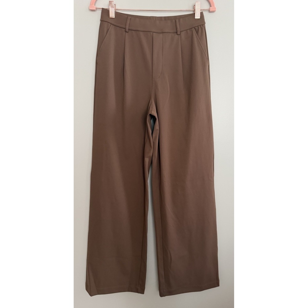 Halara Flex DayStretch High Waisted Pocket Straight Leg Work Pants Small Tall